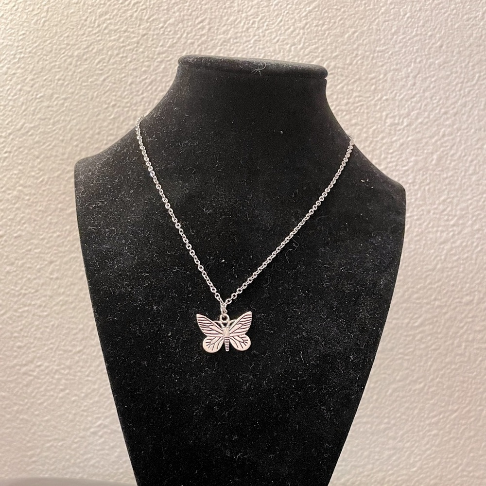 Handmade Butterfly Pendant Necklace